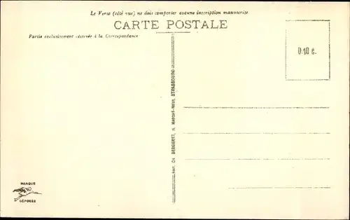 Ak Straßburg Straßburg Elsass Bas-Rhin, Hauptbahnhof
