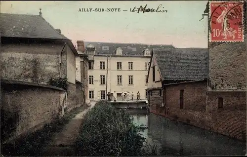 Ak Ailly sur Noye Somme, Mühle