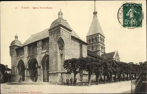 Ak Wassy Haute Marne, Frauenkirche