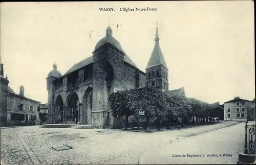 Ak Wassy Haute Marne, Frauenkirche