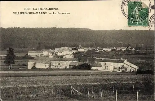 Ak Villiers sur Marne Val de Marne, Das Panorama