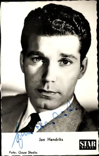 Ak Schauspieler Jan Hendriks, Portrait, Autogramm