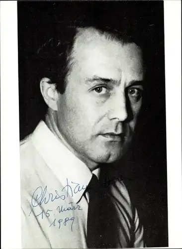 Ak Schauspieler und Regisseur Christian Dorn, Portrait, Autogramm