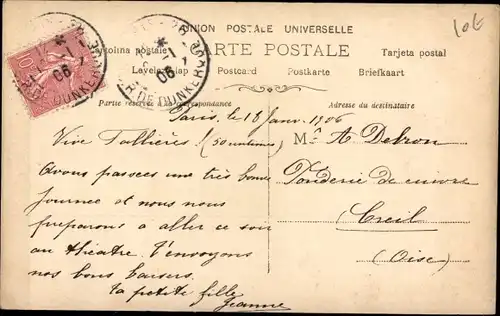 Ak Armand Fallieres, President de la Republique, Portrait