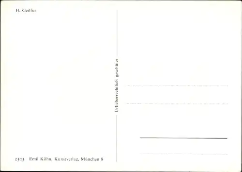 Künstler Ak Geilfus, H., So zähmt man seinen Drachen, Jäger spielen Karten, Geweihe