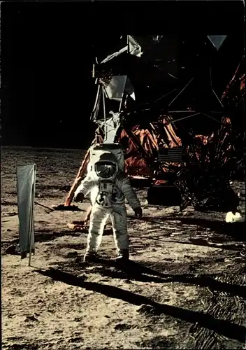 Ak 21. Juli 1969, Landung auf dem Mond, Edwin Aldrin