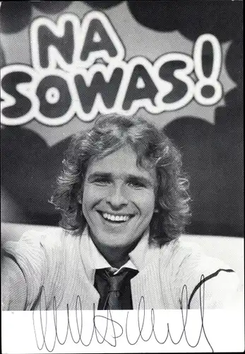 Ak Schauspieler und Moderator Thomas Gottschalk, Portrait, Na sowas
