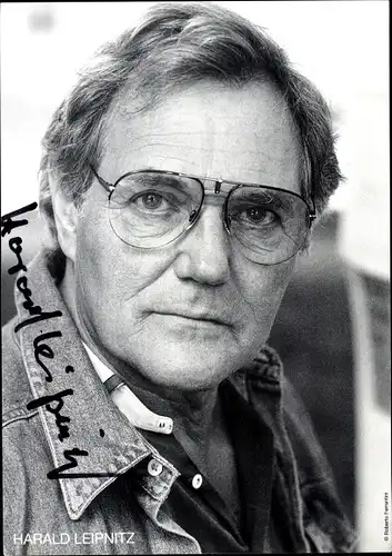 Ak Schauspieler Harald Leipnitz, Portrait, Autogramm