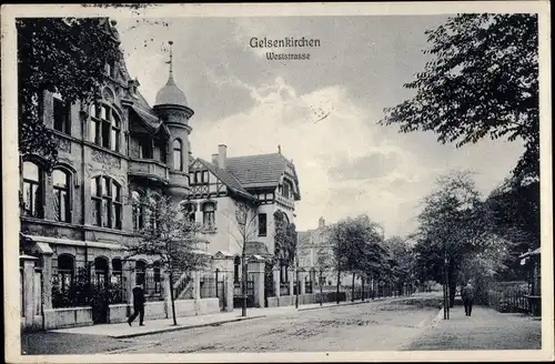 Ak Gelsenkirchen im Ruhrgebiet, Weststraße