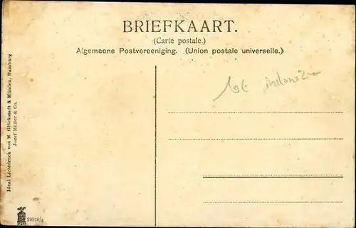 Ak Gobok Tjilatjap Indonesien, Strandpartie, Einheimische, Boote, Stelzenhaus