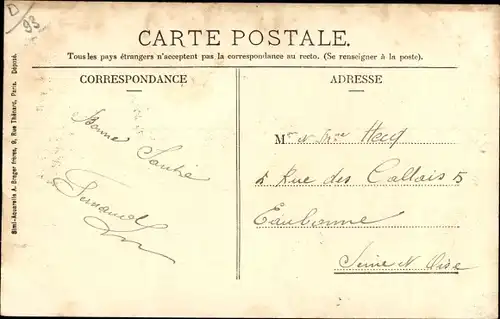 Ak Sevran Seine Saint Denis, Le Pont de Rougemont, bateaux fluviaux, pont