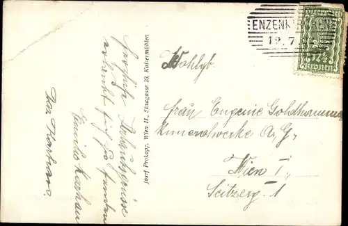 Ak Enzenkirchen Oberösterreich, Blick auf den Ort