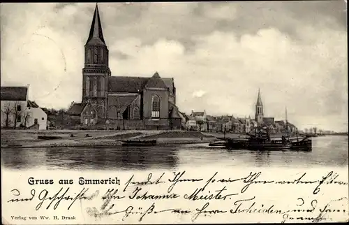 Ak Emmerich am Niederrhein, Kirche