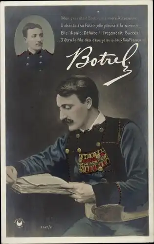 Ak Théodore Botrel, bretonischer Dichter und Sänger