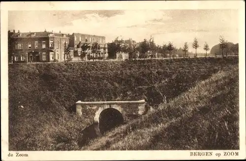 Ak Bergen op Zoom Nordbrabant Niederlande, Teilansicht