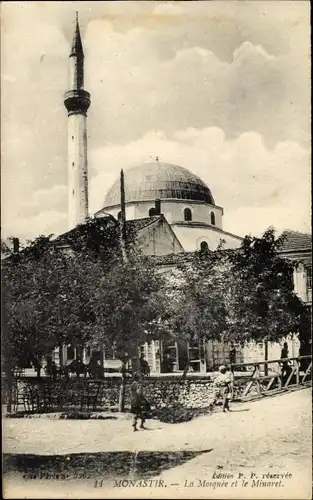 Ak Bitola Monastir Mazedonien, Moschee, Minarett