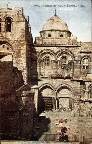Ak Jerusalem Israel, Grabeskirche, Kirche vom heiligen Grab