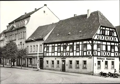 Ak Ronneburg in Thüringen, Gasthaus Gambrinus