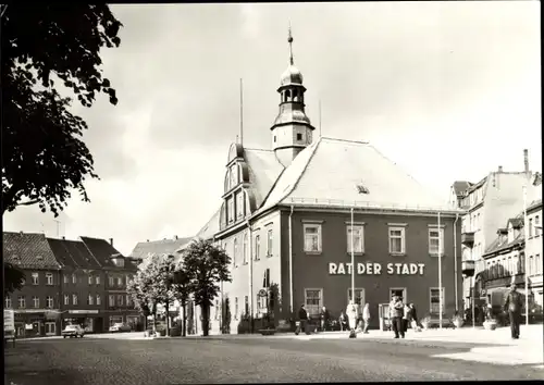 Ak Ronneburg in Thüringen, Rathaus, Rat der Stadt