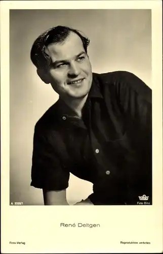 Ak Schauspieler René Deltgen, Portrait
