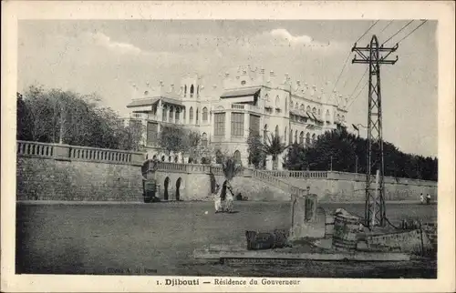 Ak Dschibuti, Residenz des Gouverneurs