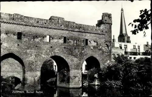 Ak Zutphen Gelderland, Berkel Ruine