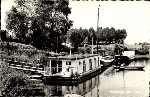 Ak Heerewaarden Heerewarden Gelderland, Hafen