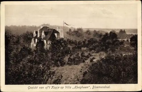 Ak Bloemendaal Nordholland Niederlande, Blick zur Villa Hoogheem