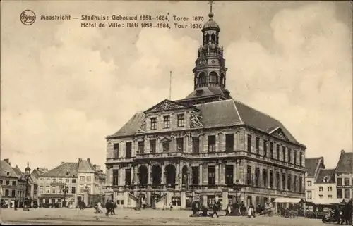 Ak Maastricht Limburg Niederlande, Stadhuis, Toren