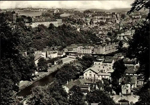 Ak Greiz im Vogtland, Panorama