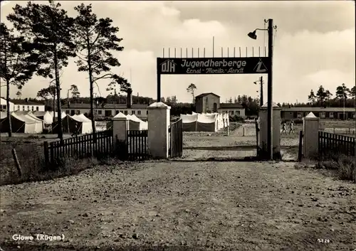 Ak Glowe Rügen, Jugendherberge Ernst Moritz Arndt