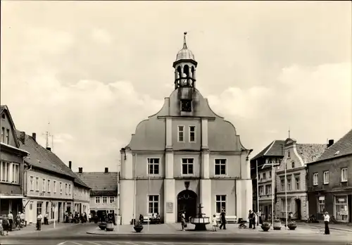 Ak Wolgast in Mecklenburg Vorpommern, Rathaus