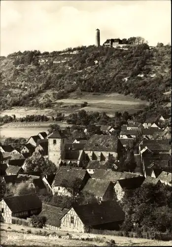 Ak Jena in Thüringen, Fuchsturm, Blick von Ziegenhain