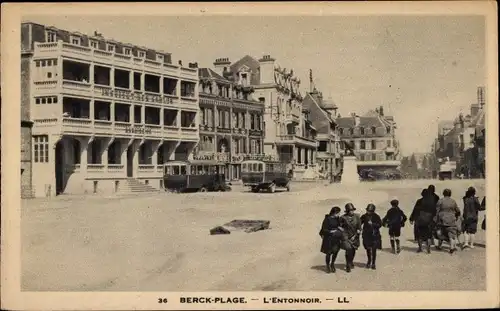 Ak Berck Plage Pas de Calais, L'Entonnoir