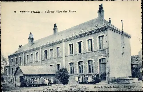 Ak Berck sur Mer Pas de Calais, Freie Schule für Mädchen