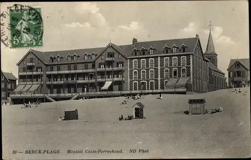 Ak Berck Plage Pas de Calais, Krankenhaus Cazin Perrochaud