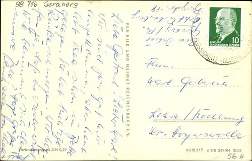 Ak Arlesberg Geraberg in Thüringen, Im Grund