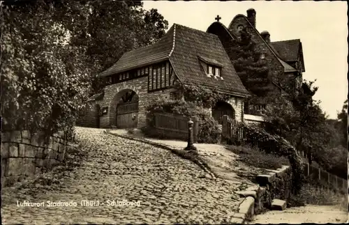 Ak Stadtroda in Thüringen, Schlossberg
