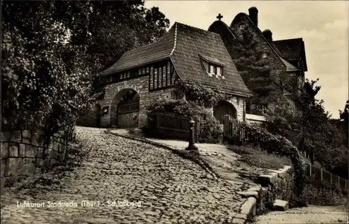 Ak Stadtroda in Thüringen, Schlossberg, Außenansicht