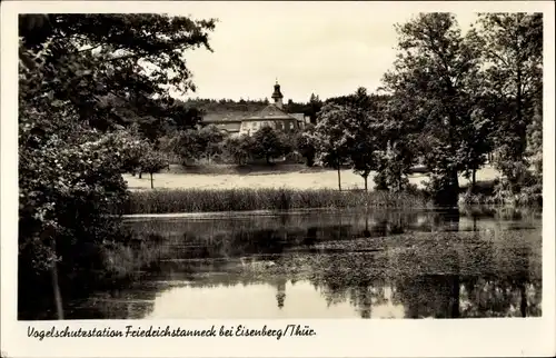 Ak Friedrichstanneck Eisenberg in Thüringen, Vogelschutzstation