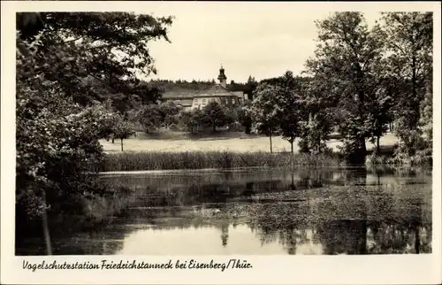 Ak Friedrichstanneck Eisenberg in Thüringen, Vogelschutzstation