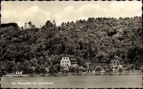 Ak Haynsburg Wetterzeube im Burgenlandkreis, Neumühle