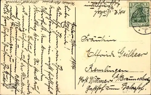 Ak Goslar am Harz, Ortsansicht mit Kirche