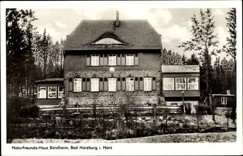 Ak Bündheim Bad Harzburg am Harz, Naturfreunde-Haus