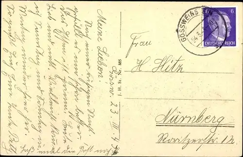 Ak Behringersmühle Gößweinstein in Oberfranken, Stempfermühle