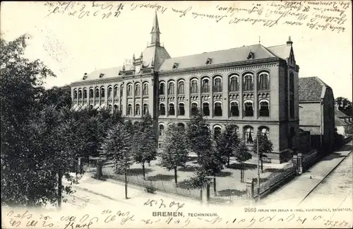 Ak Hansestadt Bremen, Technikum