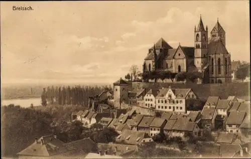Ak Breisach am Oberrhein, Kirche