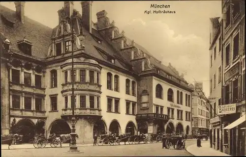 Ak München, Königliches Hofbräuhaus