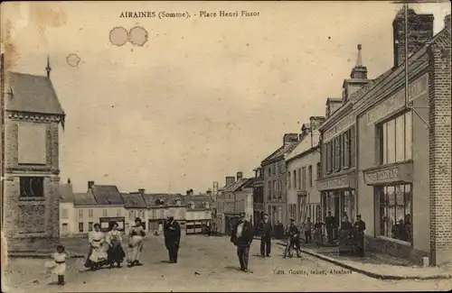 Ak Airaines Somme, Place Henri Fissot