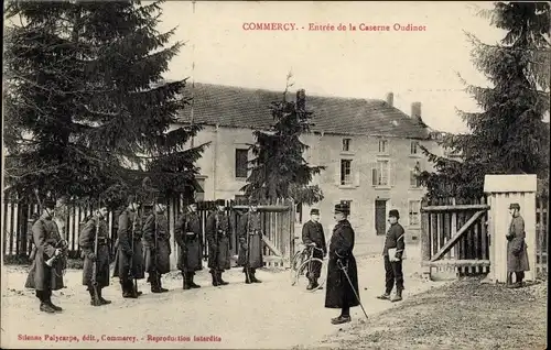 Ak Commercy Meuse, Kaserne Oudinot, Eingang